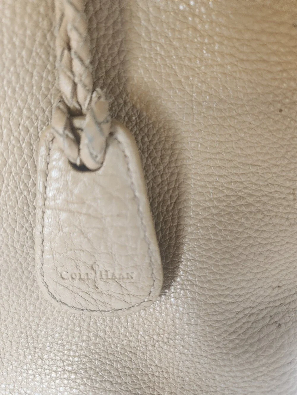 Cole Haan tan leather bag